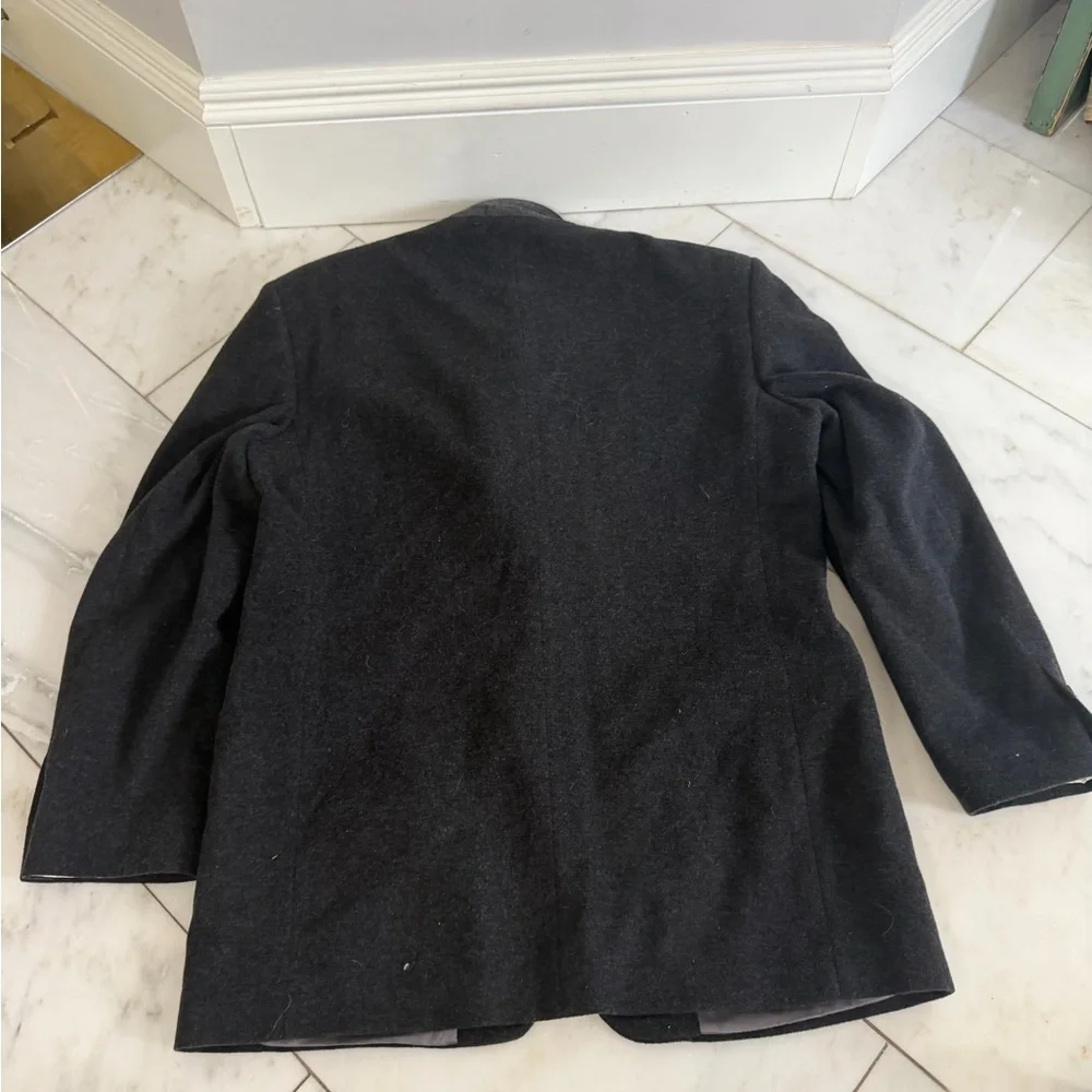 Gianfranco Ruffini Cashmere Blend Charcoal Gray W/ gray Lining Mens Suit Jacket